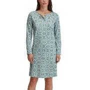 Calida Ornament Nights Long Sleeve Nightdress Blå Mønster bomull X-Lar...