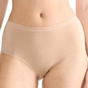 Sloggi Truser 2P GO Sense High Waist Briefs Beige modal Large Dame