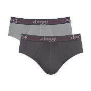 Sloggi 2P For Men Start Midi Mixed bomull Medium Herre