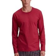 Calida Remix Basic Sleep Long Sleeve Shirt Rød bomull XX-Large Herre