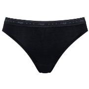 Sloggi Truser 3P 24 7 100 Tai Briefs Svart bomull 38 Dame
