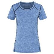 Stedman Recycled Women Sports-R Reflect Blå polyester Large Dame