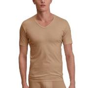 Calida Business V-Neck Undershirt Beige tencel Medium Herre