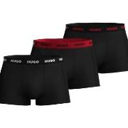 HUGO 3P Triplet Trunk Svart 992 bomull Large Herre