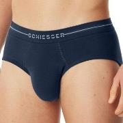 Schiesser 2P Cotton Flex Rio Briefs Marine bomull Large Herre