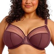 Elomi BH Matilda Underwired Plunge Bra Mørkrød   I 90 Dame