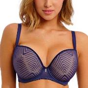 Freya BH Tailored Uw Moulded Plunge T-Shirt Bra Blå G 70 Dame