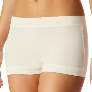 Schiesser Truser Unique Cotton Boyshort Elfenben bomull Small Dame