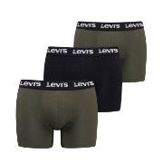 Levis 3P Repeat Logo Boxer Brief Multi Mixed bomull Small Herre
