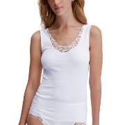 Calida Desire Tank Top Hvit bomull Small Dame