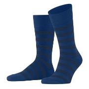 Falke Strømper Sensitive Mappd Line Socks Blåstripete bomull Str 39/42...