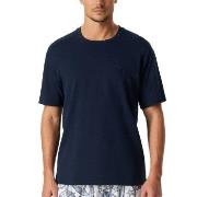 Schiesser Mix and Relax Men Short Sleeve Shirt Marine bomull X-Large H...