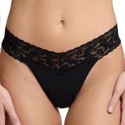 Hanky Panky Truser Supima Cotton Original Rise Thong Svart One Size Da...