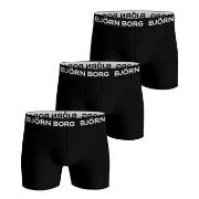 Björn Borg 3P Bamboo Cotton Blend Boxers Svart XX-Large Herre
