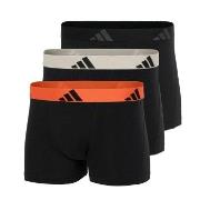 adidas 3P Active Flex Cotton Trunk Oransje/Svart bomull XX-Large Herre
