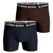 Bjorn Borg Bamboo Cotton Blend Boxer 2P Blå/Brun Medium Herre