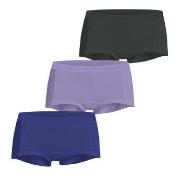 Björn Borg Truser 3P Everyday Cotton Boxer Shorts Blå/Grønn bomull X-S...