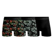 Muchachomalo 3P Cotton Stretch Boxer Svart/Grønn bomull Medium Herre