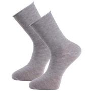 Trofe Bamboo Loose Socks Strømper 3P Grå Str 39/42 Dame