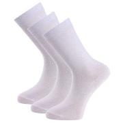 Trofe Cotton Socks Strømper 6P Hvit Str 35/38 Dame