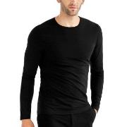 Bread and Boxers Long Sleeve Crew Neck Svart økologisk bomull X-Small ...