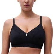 Chantelle BH EasyFeel Wirefree Support Bra Svart nylon G 90 Dame