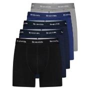 Resteröds 5P Kalle Bamboo Boxer Svart/Blå Large Herre