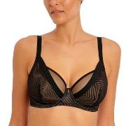 Freya BH Tailored UW High Apex Plunge Bra Svart I 60 Dame
