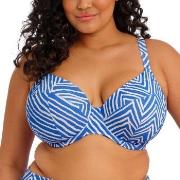 Elomi Fiji Falls Plunge Bikini Top Hvit/Blå G 90 Dame
