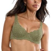 Triumph BH Amourette Wired Bra With Lace Oliven E 85 Dame