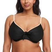 Swegmark Bahamas Bikini Underwire Bra Svart m Beige B 90 Dame