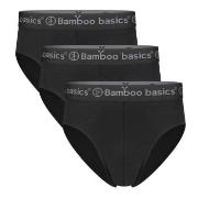 Bamboo basics 3P James Knitted Slips Svart Large Herre