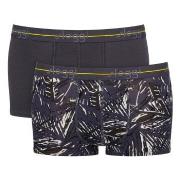 Sloggi 2P For Men Start Hip Gråmelerad bomull Medium Herre