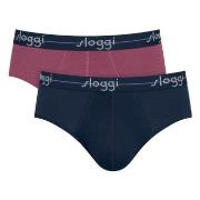 Sloggi 2P For Men Start Midi Multi-colour-2 bomull XX-Large Herre