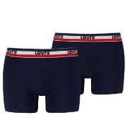 Levis 2P Sportswear Logo Base Boxer Marine bomull Small Herre