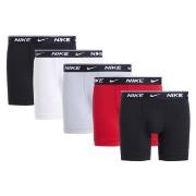 Nike 5P Essentials Cotton Stretch Boxers Svart/Grå/Rød bomull Medium H...