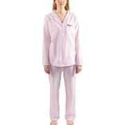 Esprit Calista Flannel Pyjamas Set Hvit/Rosa bomull 40 Dame