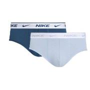 Nike 2P Everyday Cotton Stretch Briefs Marine/Denim bomull Large Herre