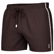BOSS Badebukser Iconic Swimshorts Mørkbrun  polyester Medium Herre