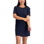 Bamboo Basics Nora PJ Big T-Shirt Navy viskose Large Dame