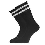 Bamboo basics Strømper 2P Senna Outdoor Quarter Socks Svart/Hvit Strl ...