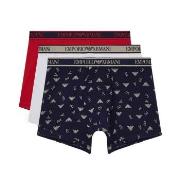 Armani Logo Boxer With Long Leg 3P Multi-colour-2 bomull Large Herre