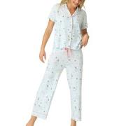 PJ Salvage Paws And Breathe Pyjama Blå Mønster X-Small Dame