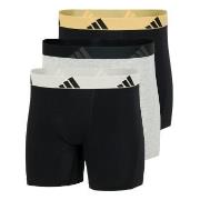adidas 3P Active Flex Cotton Boxer Brief Grå/Svart bomull Large Herre
