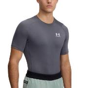Under Armour HeatGear SS Compression Shirt Grafit Medium Herre