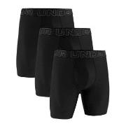 Under Armour 3P Performance Tech Solid 9in Boxers Svart polyester Medi...