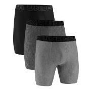 Under Armour 3P Performance Tech Solid 9in Boxers Grå/Svart polyester ...