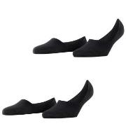 Burlington Strømper 2P Everyday Women Invisibles Svart Str 35/36 Dame