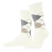 Burlington Strømper Manchester Mercerised Cotton Sock Offwhite Str 40/...