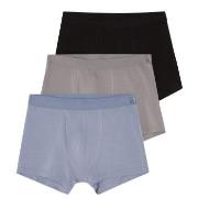 Bread and Boxers Boxer Briefs 3P Svart/Blå økologisk bomull XX-Large H...